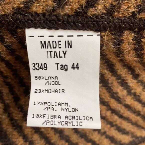 NWT STIZZOLI Italian Wool Blend Zip Front Jacket M - Picture 12 of 12